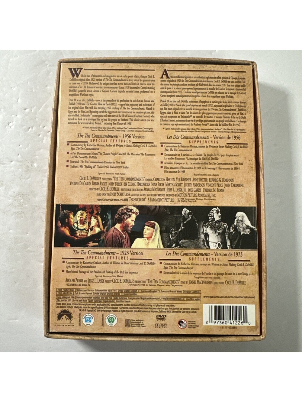 The Ten Commandments (Three-Disc 50th Anniversary Collection) [DVD]